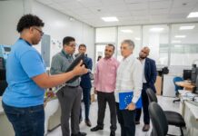 Rector del ITLA recibe visita del embajador de la Unión Europea y destaca cooperación en formación tecnológica